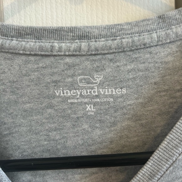 Girls Vineyard Vines long sleeve grey whale shirt - Picture 3 of 5